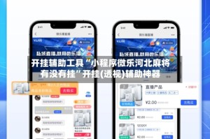 开挂辅助工具“小程序微乐河北麻将有没有挂”开挂(透视)辅助神器