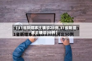 【31省新增本土确诊28例,31省新增本土确诊38例】