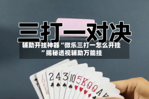 辅助开挂神器“微乐三打一怎么开挂”揭秘透视辅助万能挂