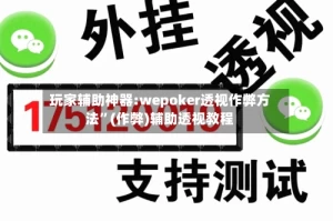 玩家辅助神器:wepoker透视作弊方法”(作弊)辅助透视教程