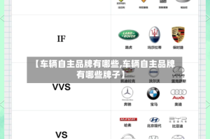 【车辆自主品牌有哪些,车辆自主品牌有哪些牌子】
