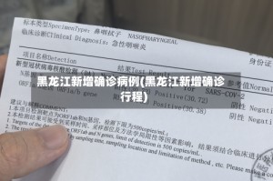 黑龙江新增确诊病例(黑龙江新增确诊行程)
