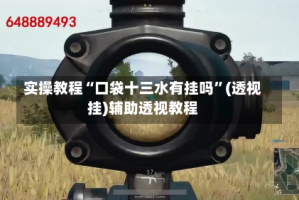 实操教程“口袋十三水有挂吗”(透视挂)辅助透视教程