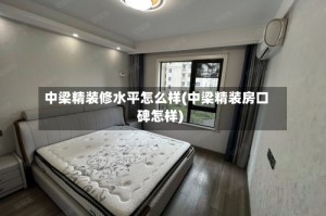 中梁精装修水平怎么样(中梁精装房口碑怎样)