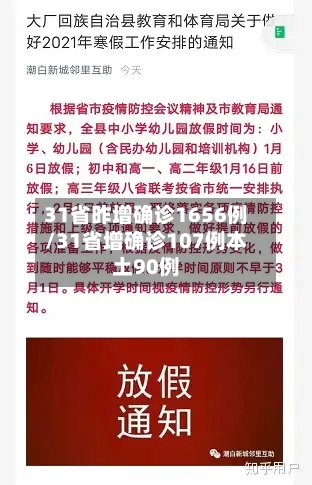 31省昨增确诊1656例/31省增确诊107例本土90例-第1张图片
