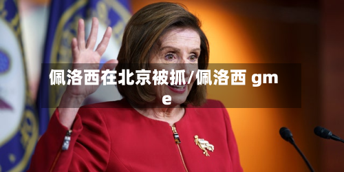 佩洛西在北京被抓/佩洛西 gme-第1张图片