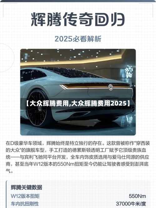 【大众辉腾费用,大众辉腾费用2025】-第2张图片