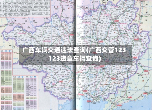 广西车辆交通违法查询(广西交管123123违章车辆查询)-第3张图片