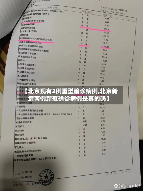 【北京现有2例重型确诊病例,北京新增两例新冠确诊病例是真的吗】-第3张图片