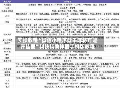 实操教程“微信小程序微乐麻将万能开挂器”科技辅助神器手机版教程-第3张图片