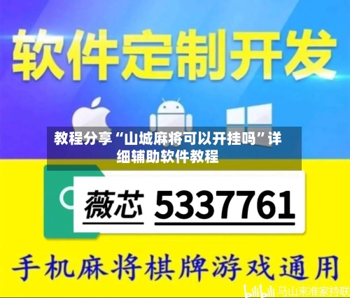 教程分享“山城麻将可以开挂吗”详细辅助软件教程-第3张图片