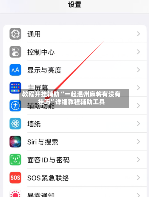 教程开挂辅助“一起温州麻将有没有挂吗”详细教程辅助工具-第3张图片