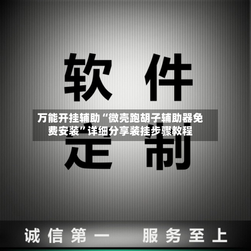 万能开挂辅助“微壳跑胡子辅助器免费安装”详细分享装挂步骤教程-第2张图片