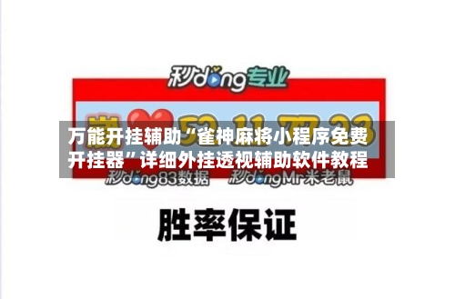 万能开挂辅助“雀神麻将小程序免费开挂器”详细外挂透视辅助软件教程-第2张图片