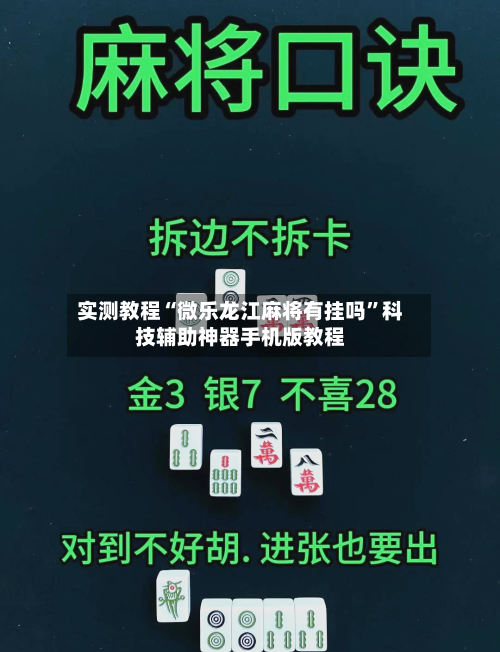 实测教程“微乐龙江麻将有挂吗”科技辅助神器手机版教程-第2张图片