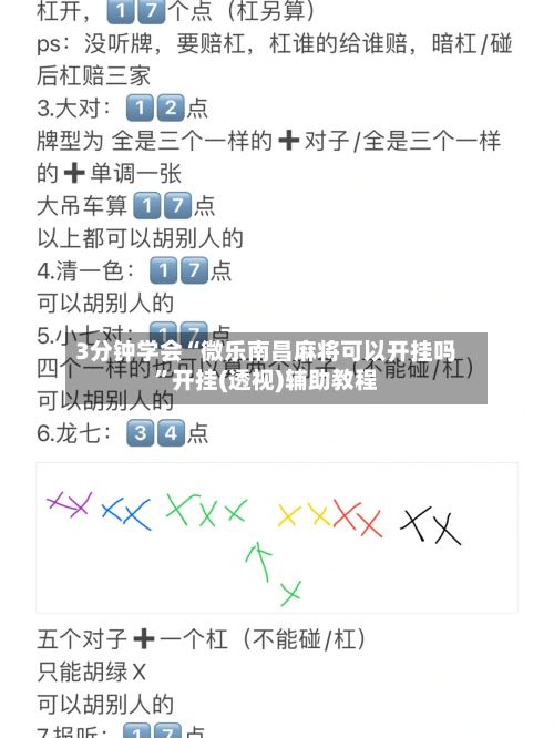3分钟学会“微乐南昌麻将可以开挂吗”开挂(透视)辅助教程-第1张图片
