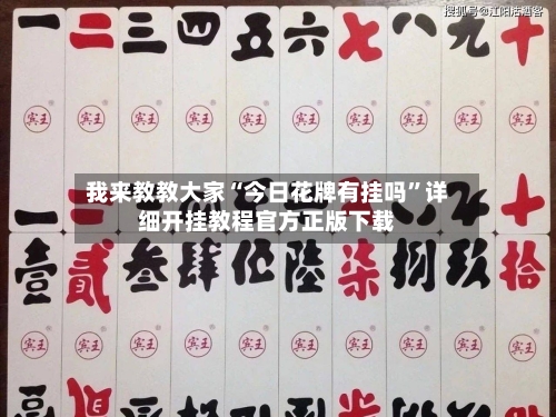 我来教教大家“今日花牌有挂吗”详细开挂教程官方正版下载-第2张图片