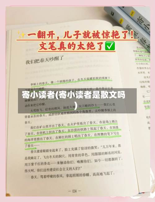 寄小读者(寄小读者是散文吗)-第3张图片