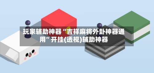 玩家辅助神器“吉祥麻将外卦神器通用”开挂(透视)辅助神器-第1张图片