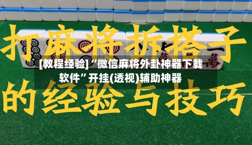 [教程经验]“微信麻将外卦神器下载软件”开挂(透视)辅助神器-第2张图片
