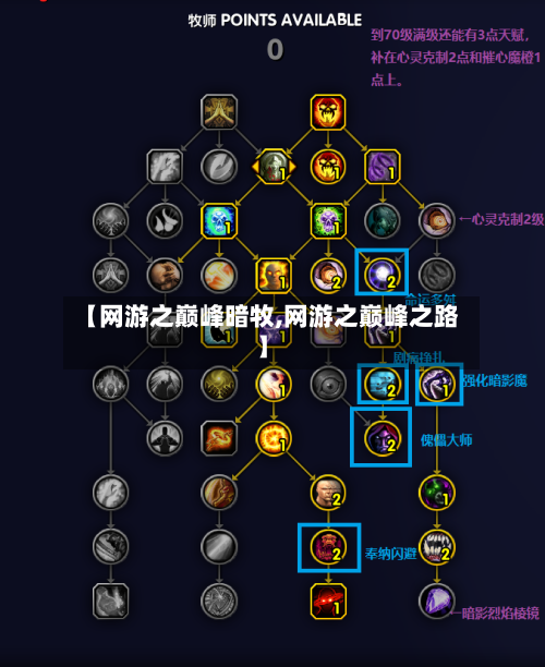 【网游之巅峰暗牧,网游之巅峰之路】-第1张图片