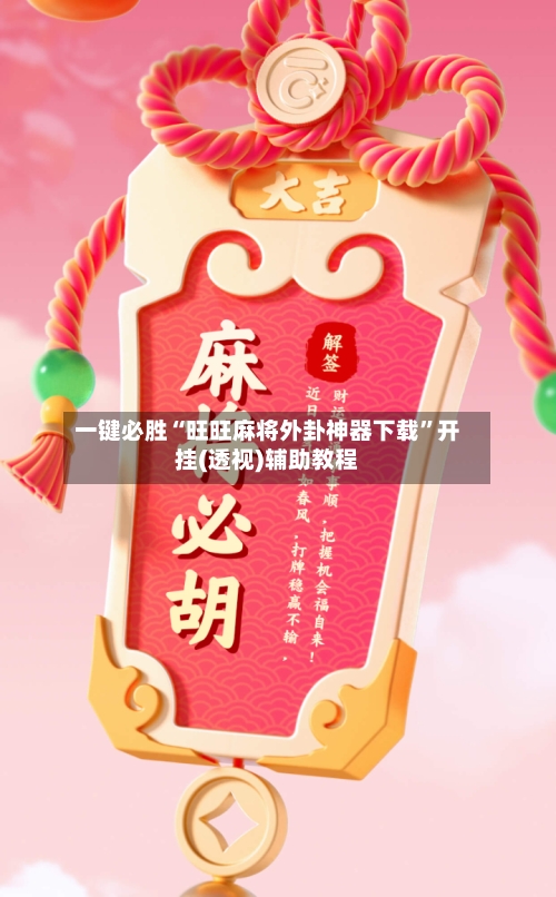 一键必胜“旺旺麻将外卦神器下载”开挂(透视)辅助教程-第3张图片