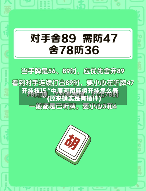 开挂技巧“中原河南麻将开挂怎么弄	”(原来确实是有插件)-第2张图片