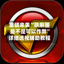 重磅来袭“陕麻圈是不是可以作弊	”详细透视辅助教程-第2张图片