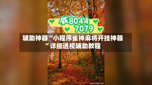 辅助神器“小程序雀神麻将开挂神器	”详细透视辅助教程-第2张图片