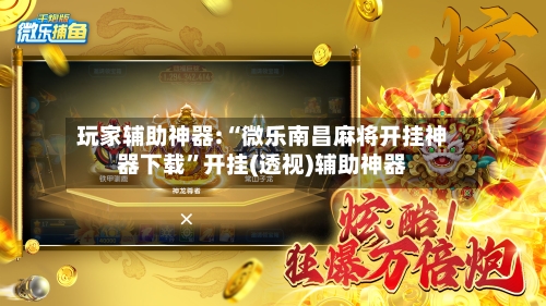 玩家辅助神器:“微乐南昌麻将开挂神器下载	”开挂(透视)辅助神器-第2张图片