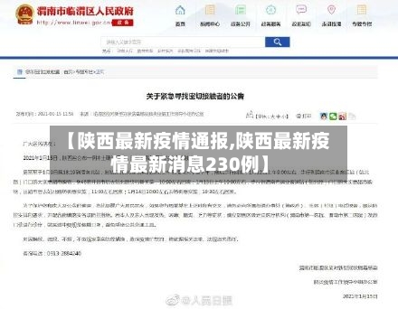 【陕西最新疫情通报,陕西最新疫情最新消息230例】-第2张图片