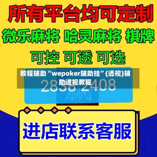 教程辅助“wepoker辅助挂”(透视)辅助透视教程-第2张图片