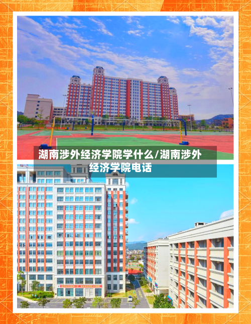 湖南涉外经济学院学什么/湖南涉外经济学院电话-第1张图片