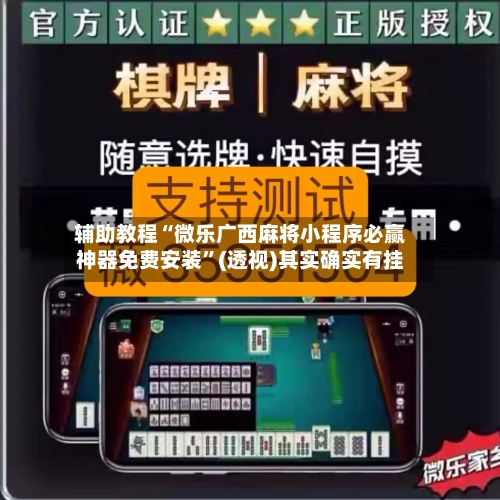 辅助教程“微乐广西麻将小程序必赢神器免费安装	”(透视)其实确实有挂-第2张图片