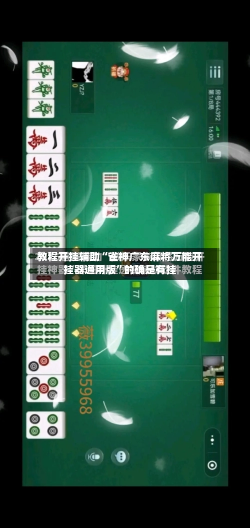 教程开挂辅助“雀神广东麻将万能开挂器通用版	”的确是有挂-第1张图片