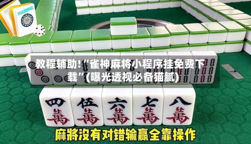 教程辅助!“雀神麻将小程序挂免费下载	”(曝光透视必备猫腻)-第1张图片