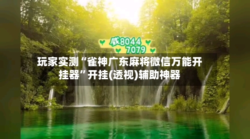 玩家实测“雀神广东麻将微信万能开挂器”开挂(透视)辅助神器-第3张图片