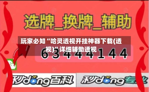玩家必知“哈灵透视开挂神器下载(透视)	”详细辅助透视-第2张图片