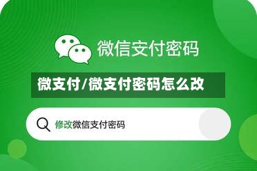 微支付/微支付密码怎么改-第1张图片
