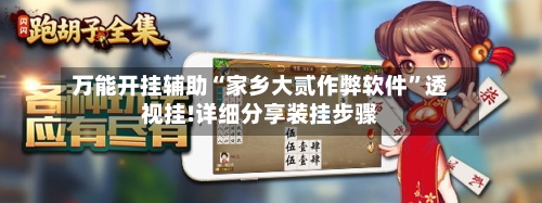 万能开挂辅助“家乡大贰作弊软件”透视挂!详细分享装挂步骤-第1张图片