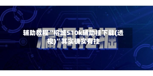 辅助教程“榕城510k辅助挂下载(透视)	”其实确实有挂-第2张图片
