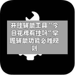 开挂辅助工具“今日花牌有挂吗”掌握辅助功能必胜规则-第1张图片