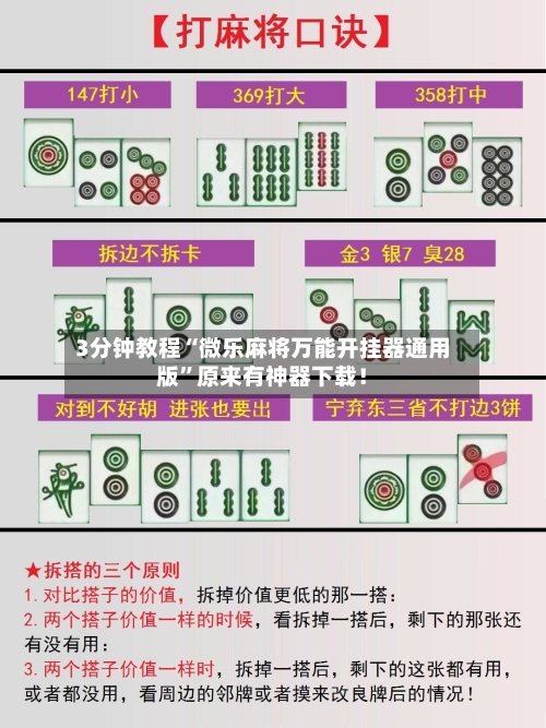 3分钟教程“微乐麻将万能开挂器通用版	”原来有神器下载！-第1张图片