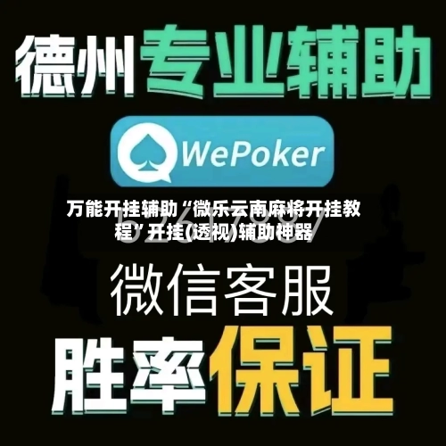 万能开挂辅助“微乐云南麻将开挂教程	”开挂(透视)辅助神器-第2张图片