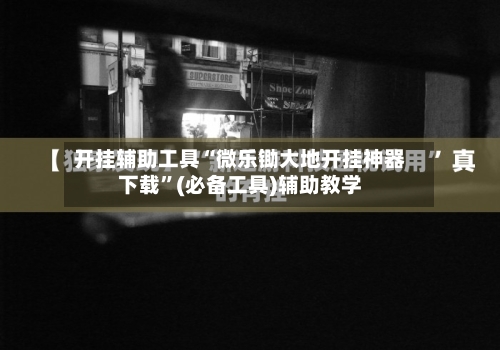 开挂辅助工具“微乐锄大地开挂神器下载	”(必备工具)辅助教学-第1张图片