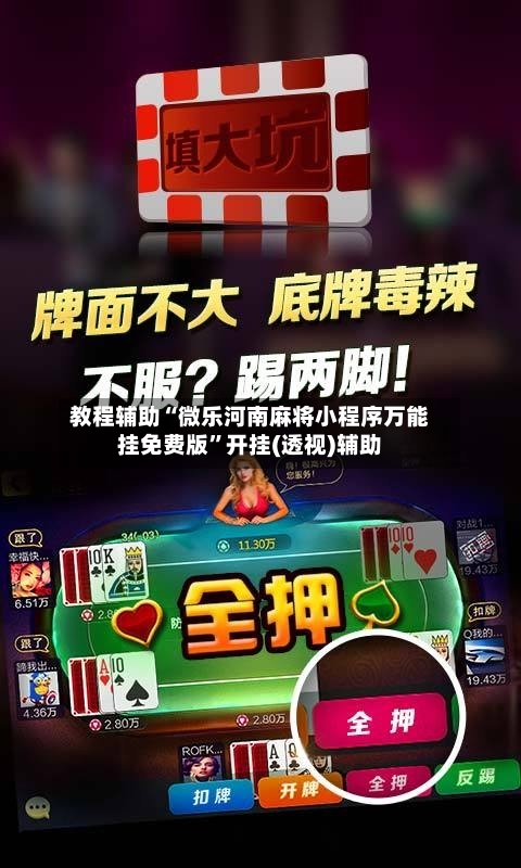 教程辅助“微乐河南麻将小程序万能挂免费版	”开挂(透视)辅助-第1张图片