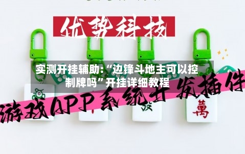 实测开挂辅助:“边锋斗地主可以控制牌吗”开挂详细教程-第1张图片