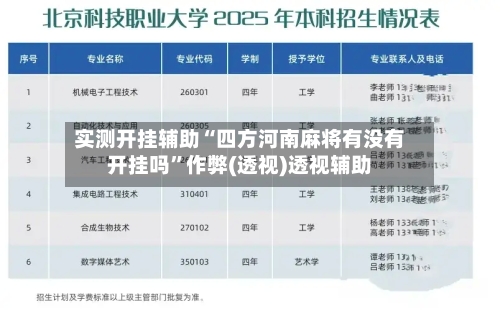 实测开挂辅助“四方河南麻将有没有开挂吗	”作弊(透视)透视辅助-第1张图片