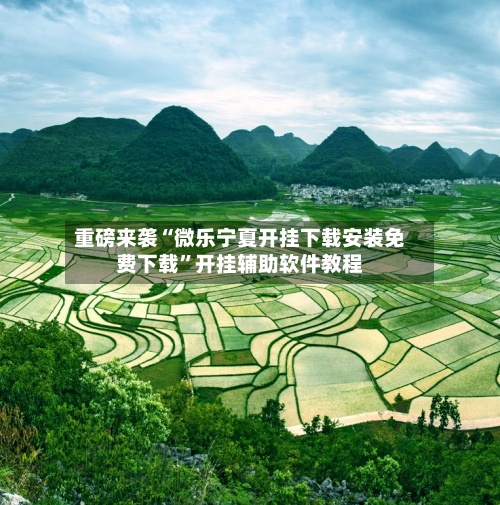 重磅来袭“微乐宁夏开挂下载安装免费下载	”开挂辅助软件教程-第1张图片