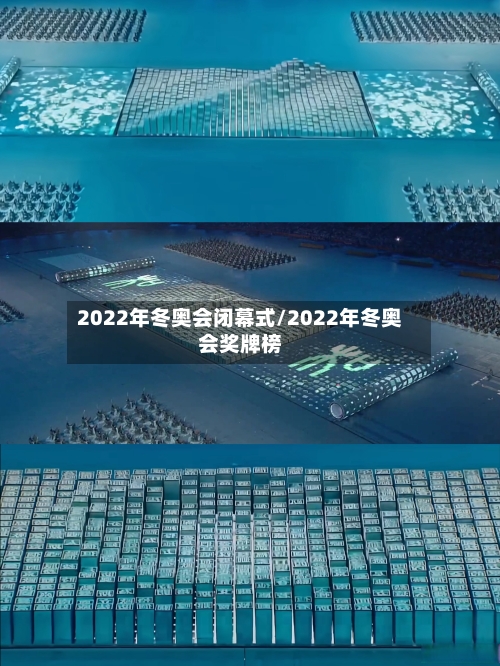 2022年冬奥会闭幕式/2022年冬奥会奖牌榜-第1张图片